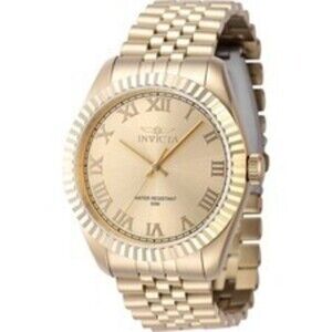 NWT Invicta 47406  Specialty | 3-Hand | Gold | Men's Watch